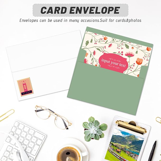 4x6 Envelopes For Invitation A4 Envelope white, 100 pack 4x6 card Envelopes - Image 3
