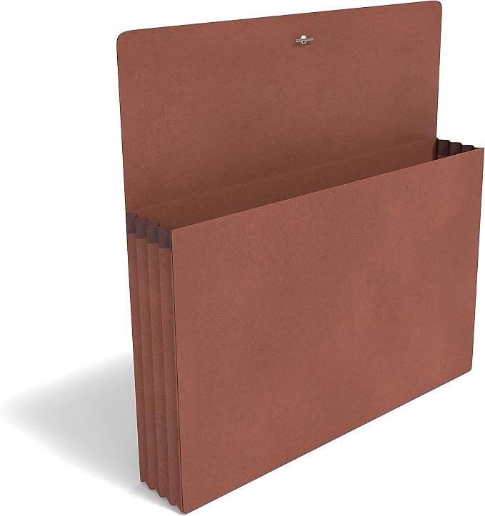 Staples Reinforced Expanding Wallet, Elastic Closure, Letter Size, Heavy‑Duty by Staples