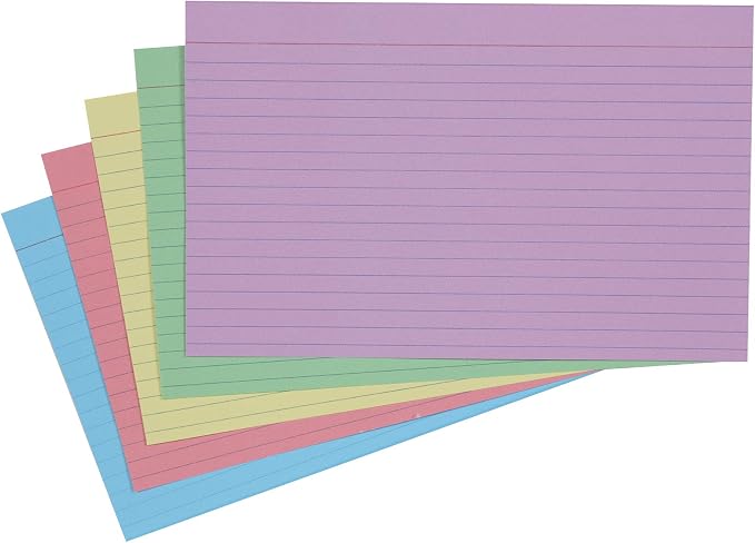 Amazon Basics Ruled Color Index Cards - Image 3