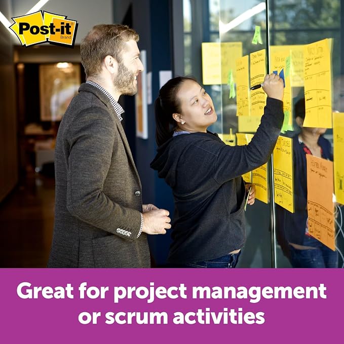 Post-it Super Sticky Big Notes, 11 in. x 11 in., Extra Large Sticky Notes Yellow - Image 3