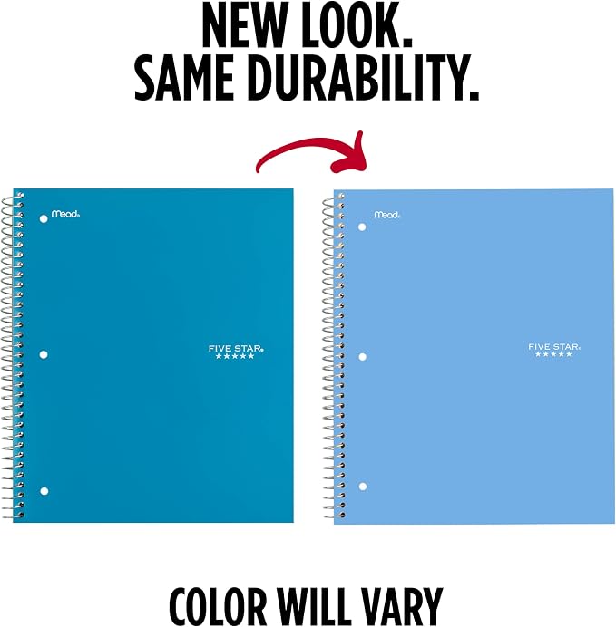 Five Star Spiral Notebook + Study App, 1 Subject, Graph Ruled Paper, 8-1/2" x - Image 2