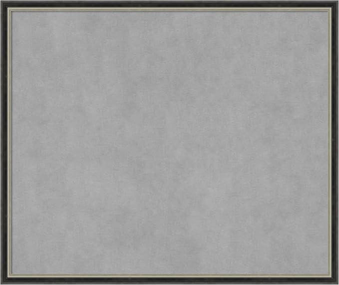 Amanti Art Black Framed Magnetic Board 21x25 Medium Vision Board by AmantiArt