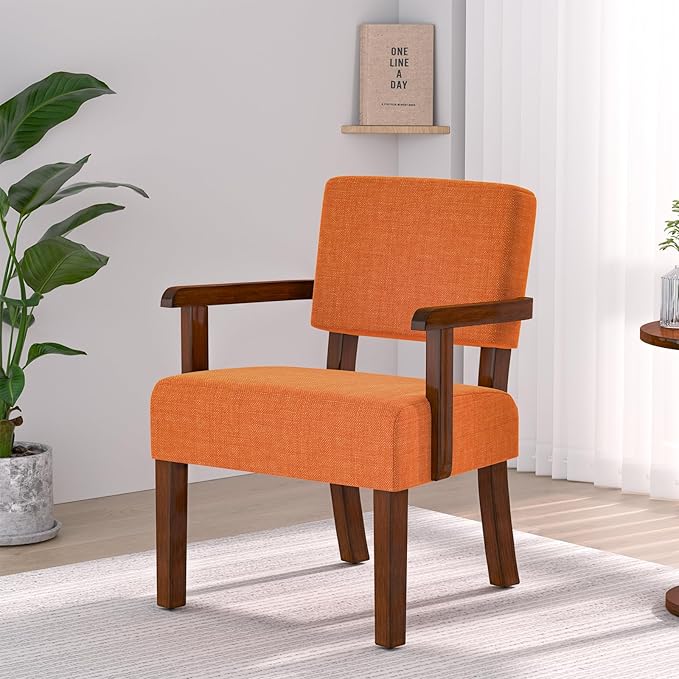 Accent Chair, Living Room Chairs Oversized with Soft Seat and Armrests for Dinning, Bedroom, Reading and Waiting Rooms-DeskLoop Office