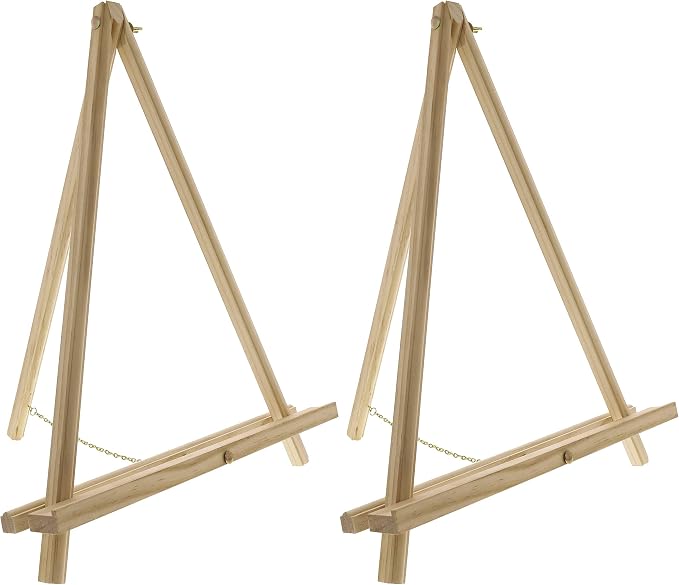 U.S. Art Supply 20" Natural Wood Tabletop Easel by USArtSupply