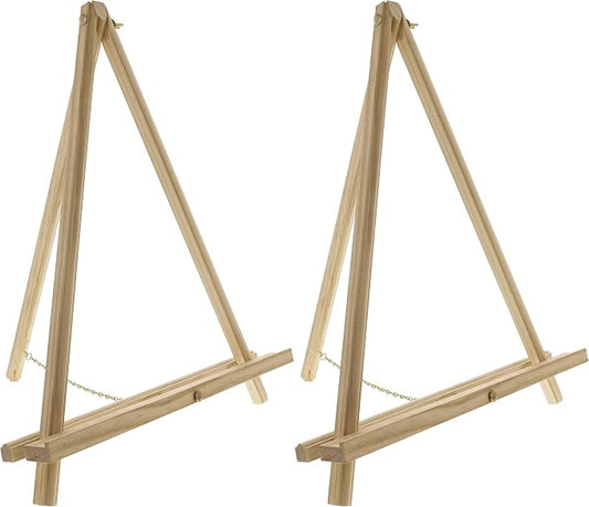 U.S. Art Supply 20" Natural Wood Tabletop Easel by USArtSupply