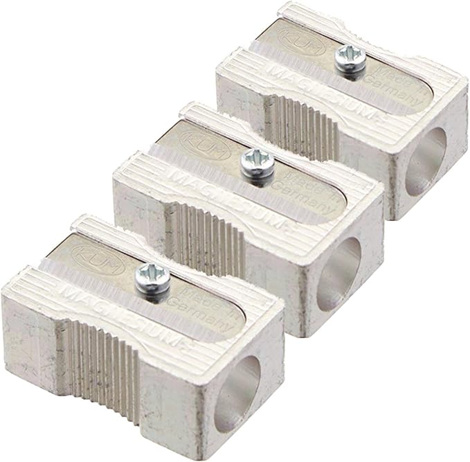 3 PACK: Kum 104.03.01 Magnesium Alloy Metal 1-Hole Steel Blade Rectangular by Unknown