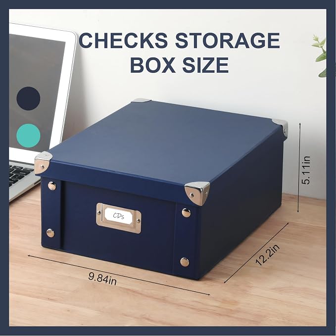 DLUGOPIS Checks Storage Box - Image 2