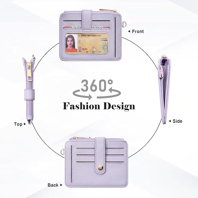 Airkit Wristlet Wallets for Women, Keychain RFID Blocking Credit Card Holder - Image 5
