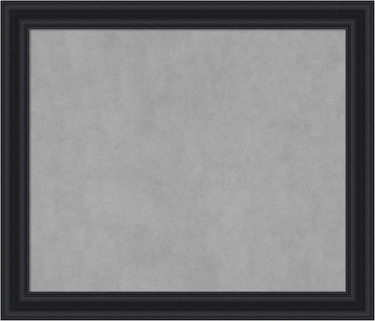 Amanti Art Black Framed Magnetic Board 24x28 Medium Vision Board by AmantiArt