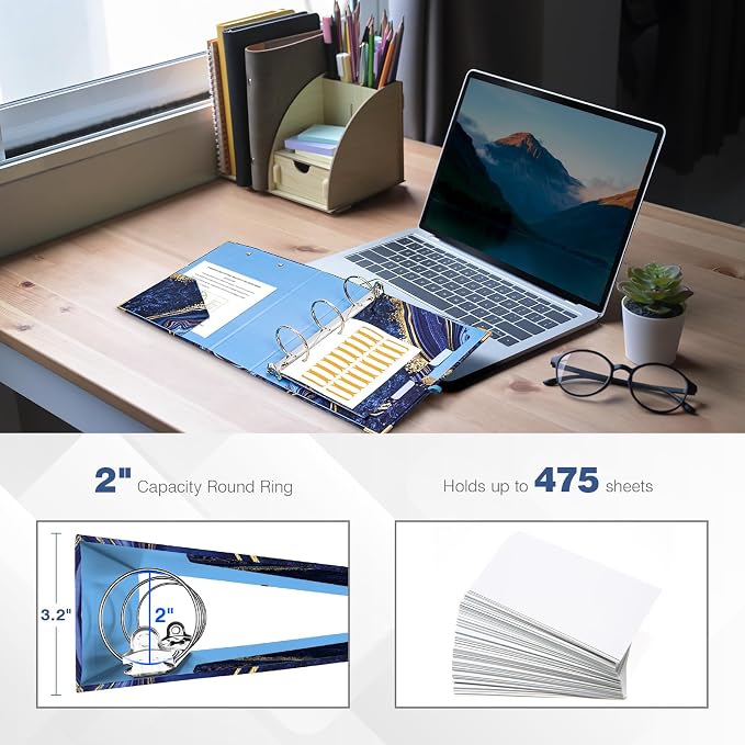 Ospelelf Mini 3-Ring Binder, Cute - Image 2