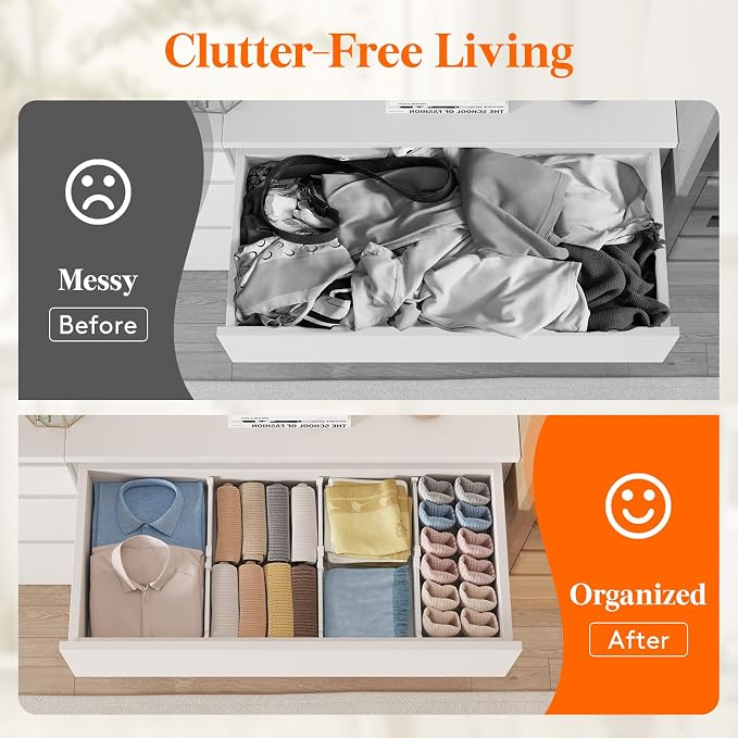 Lifewit 14 Pack Drawer Dividers - Image 10