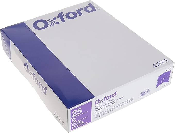 Oxford Twin-Pocket Folders, Textured Paper, Letter Size, Holds 100 Sheets - Image 8