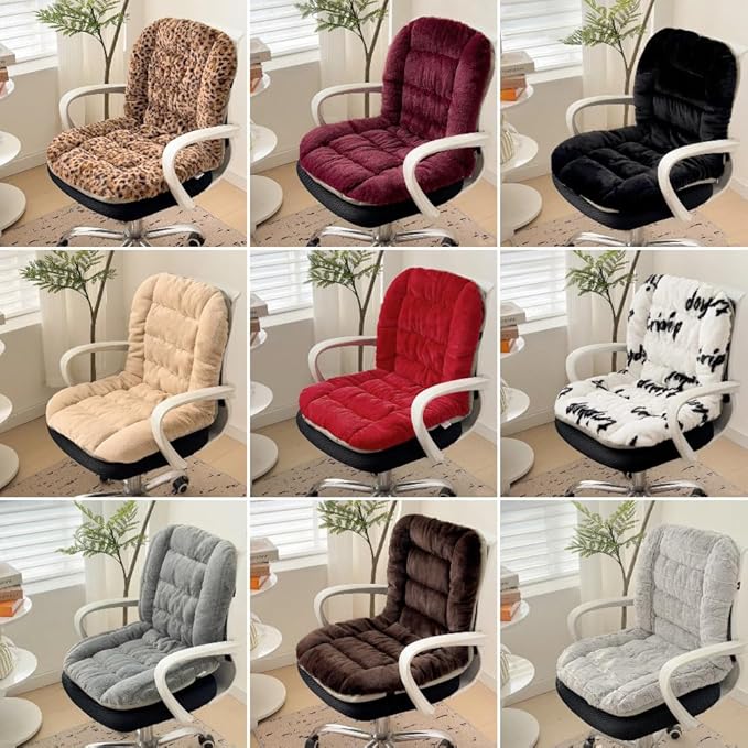 Office Seat Cushion with Back Support Plush Chair Pad - Image 7