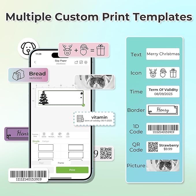 Nelko Genuine P21 Label Maker Tape, Adapted Label Print Paper, Standard - Image 3