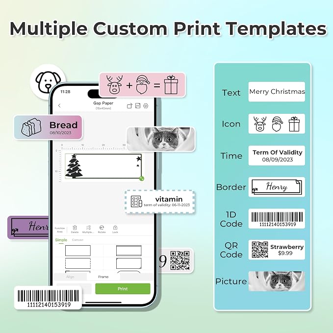 Nelko Genuine P21 Label Maker Tape, Adapted Label Print Paper, Standard - Image 3