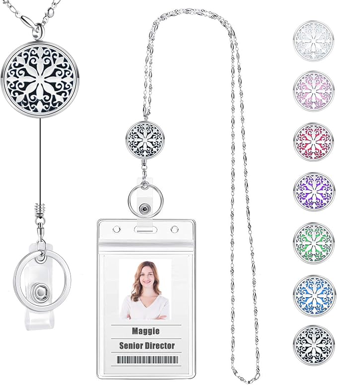 Retractable Lanyard ID Badge Holder Retractable Lanyards by USANGERS