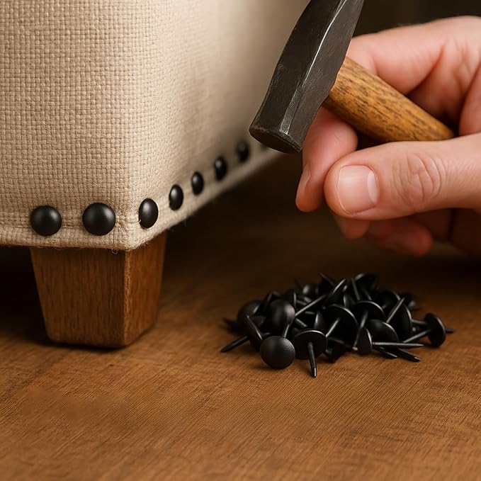 Premium Black Thumb Tacks, Extra Long Push Pins - Image 3