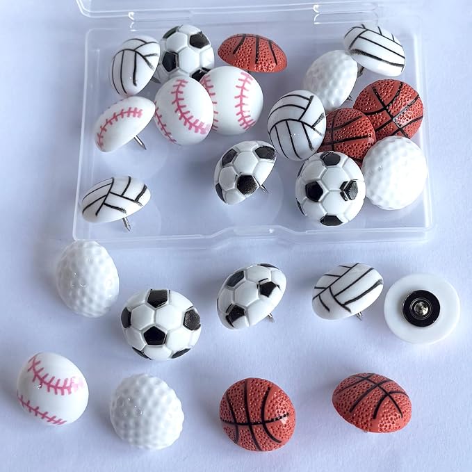 Push Pins for Wall, Thumb Tacks for Bulletin Board, Photos Wall & Maps by KEYDUACU