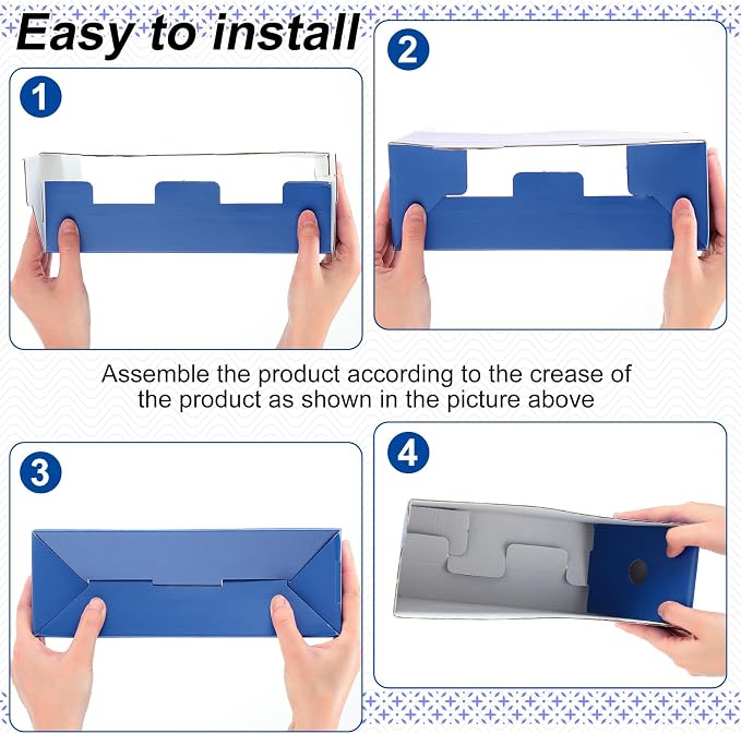 Thenshop 24 Pcs Cardboard Magazine File Holder Organizer, Desk File Organizer - Image 6