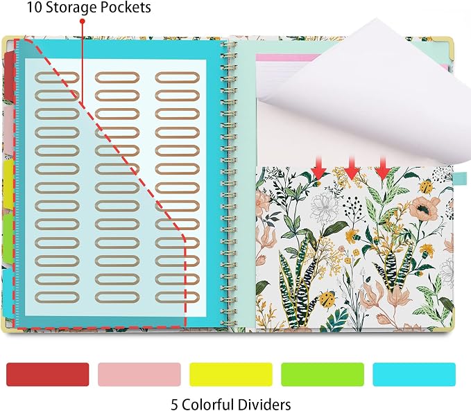 Clipboard Folio with Storage Clipboards Padfolio Notebook - Image 5