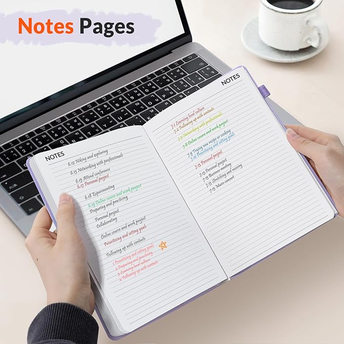 SUNEE 2026-2027 Weekly & Monthly Hardcover Planner 5.5" x 8.3" - Image 6
