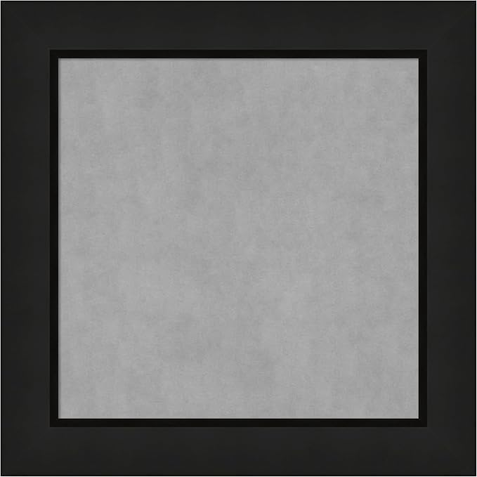 Amanti Art Black Framed Magnetic Board 15x15 X-Small Vision Board by AmantiArt