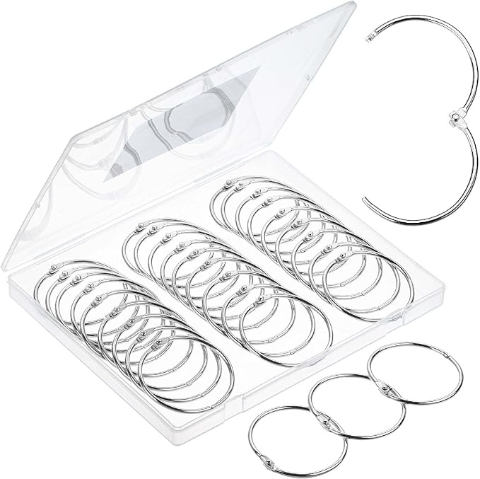 Mr. Pen- Loose Leaf Binder Ring, 2 Inch, 30 Pack | Metal Loose Leaf Binder Book by MrPen