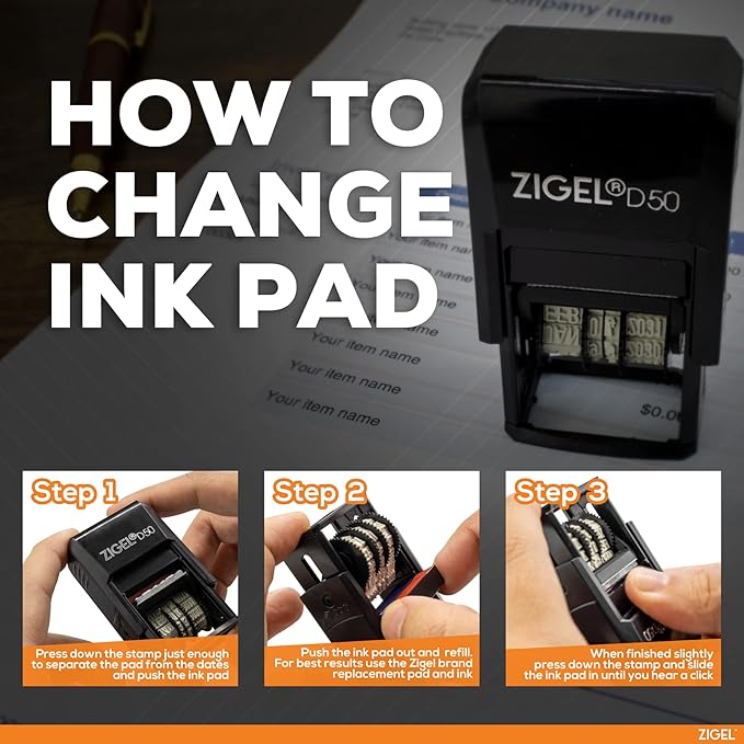 ZIGEL D50 Date Stamp with FAXED - Image 7