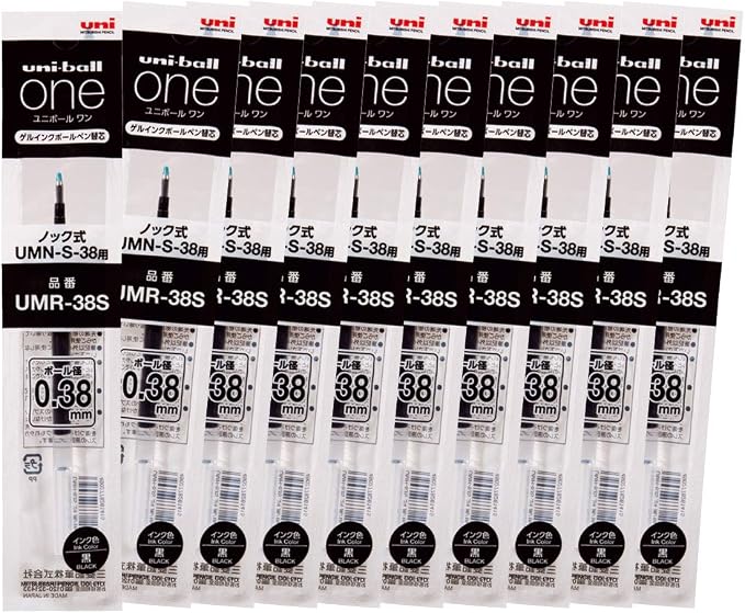 Mitsubishi Pencil Uni-Ball One Gel Ballpoint Pen Refill, 10 Pieces, Hako by Unknown