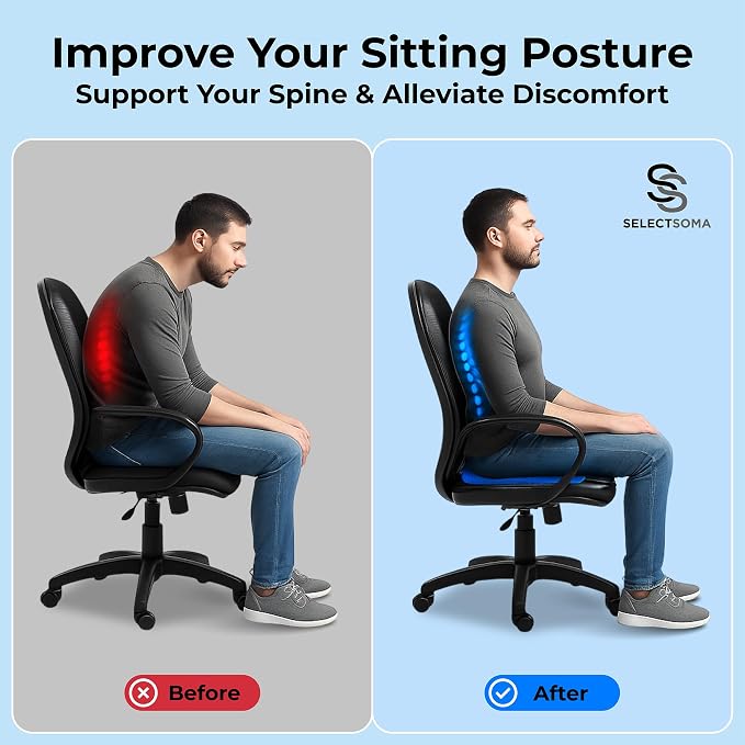 SelectSoma Double-Thick Gel Seat Cushion - Image 8