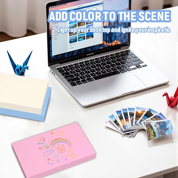 Colored Index Cards 3x5, Double-Sided Blank Flashcards, 6 Colors Note Cards 3 x - Image 6