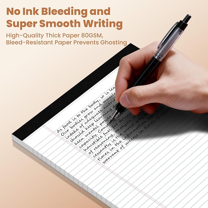 24Packs Legal Pads 8.5 x 11 Inch, 50Sheets/Pack, College Ruled & Perforated - Image 5