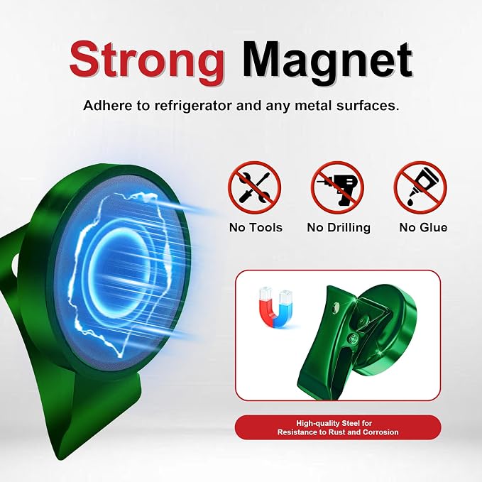 Magnetic Clips Heavy Duty 10 Pack | Strong Force Magnet Clips - Image 3