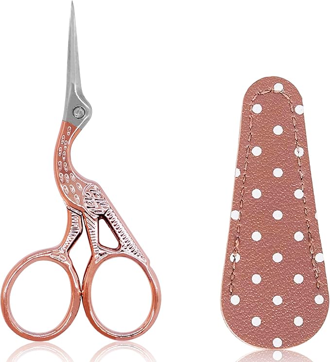 BIHRTC 3.6 Inch Embroidery Scissors Small Precision Embroidery Scissors by HOME