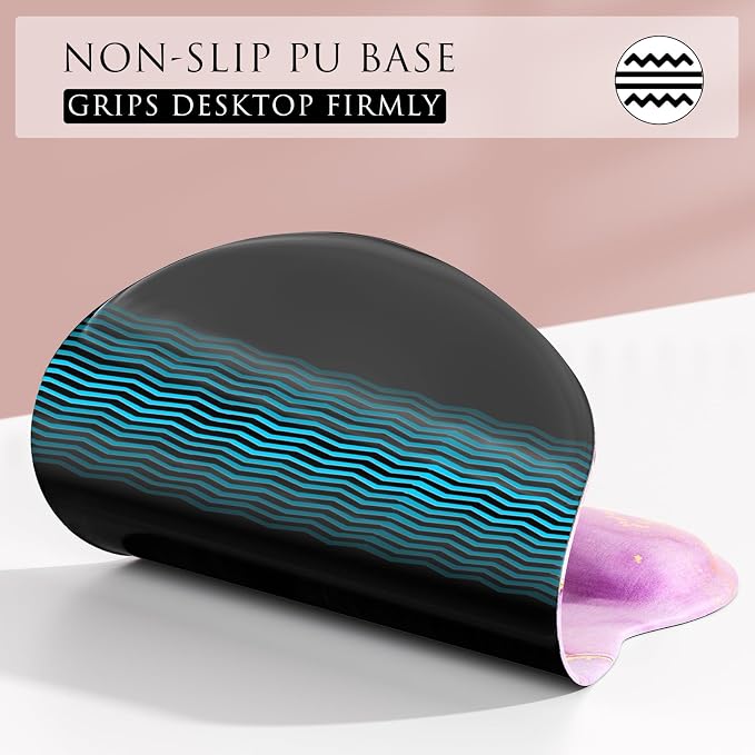 MROCO Ergonomic Mouse Pad with Gel Wrist Rest, 9.4 x 8.1 in, Gel Wrist Comfort - Image 6