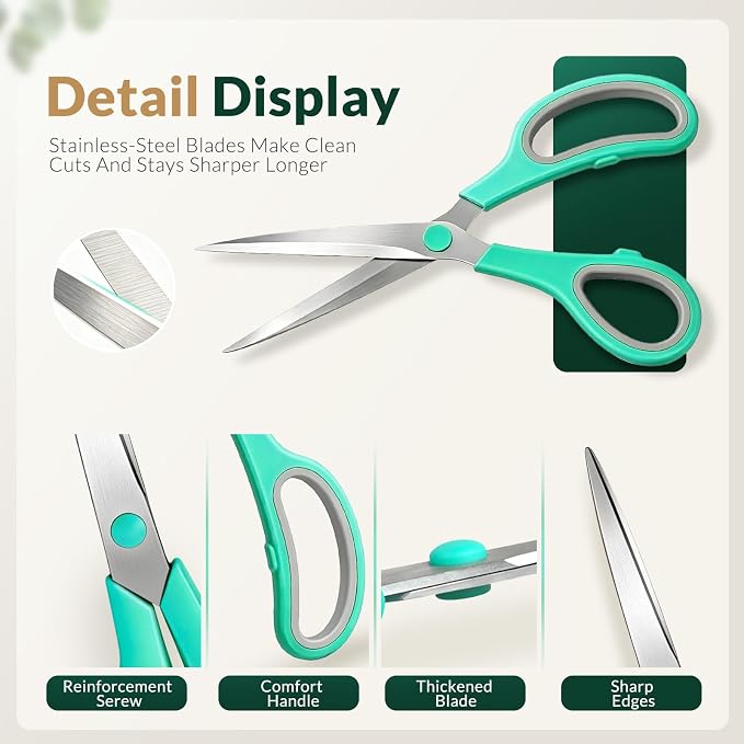 Scissors 8.5 Inch scissors all purpose - Image 3