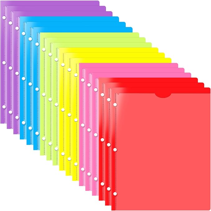 INFUN Heavy Duty Plastic Folders by INFUN