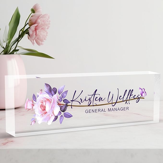 Custom Personalized Name Plate by AeekdookWoodenPuzzles