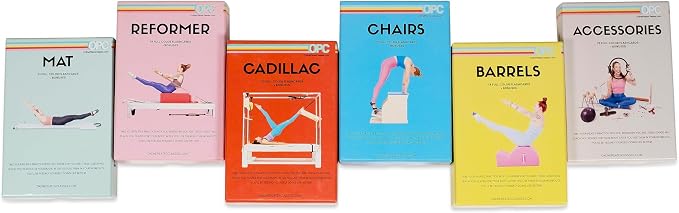 OnlinePilatesClasses Pilates Barrels Flashcards, Deck Cards Set - Image 5