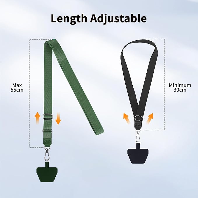 CACOE Phone Lanyard 2 Pcs-Adjustable Neck Strap, Universal Crossbody Lanyards - Image 5