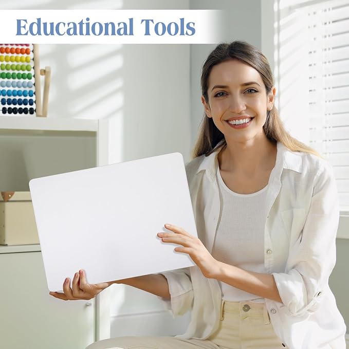 Fulmoon 100 Pcs Dry Erase Lapboard Set - Image 5