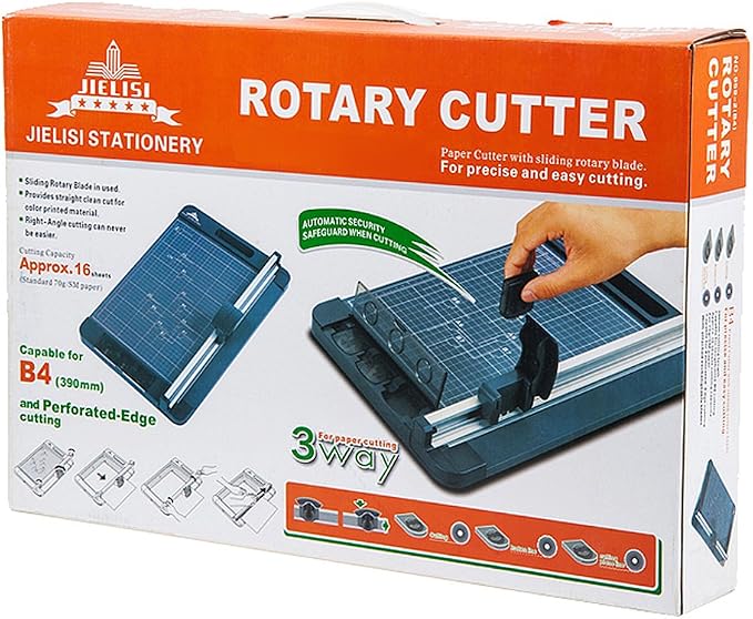 3-Way 12.6 Inch Rotary Trimmer Cutter Perforate & Scallop | A4 Size, Perforate - Image 9