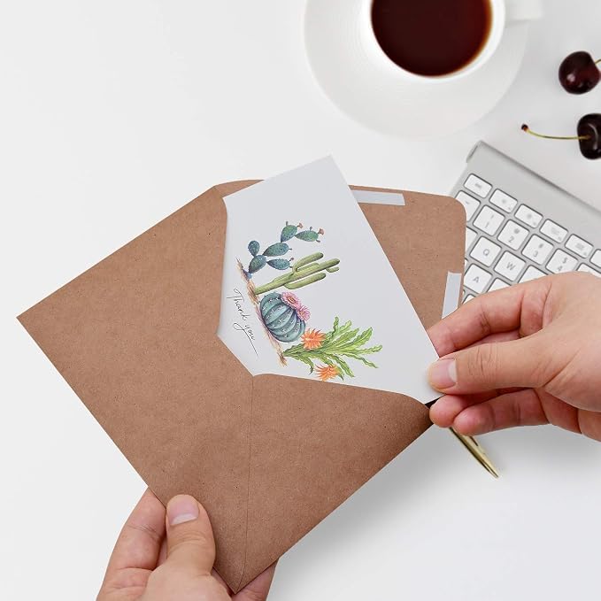 100 Pack 5x7 Brown Kraft Envelopes - Image 4