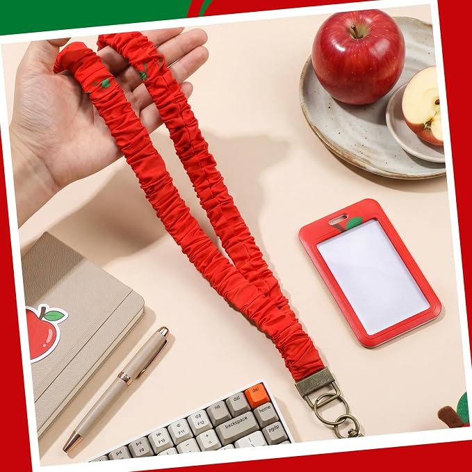 Gilprop 1 Pcs Scrunchie Teacher Lanyards - Image 2