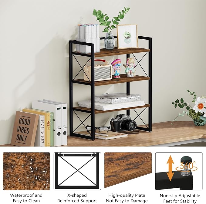 YINMIT Desk Shelf Organizer for Top of Desk - Image 5