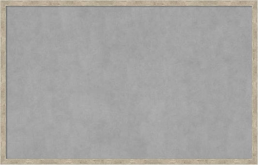 Amanti Art Silver Framed Magnetic Board 21x33 Large Vision Board by AmantiArt
