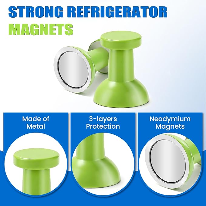 LOVIMAG Fridge Magnets 20Pcs Refrigerator Whiteboard Small Strong Magnet - Image 3