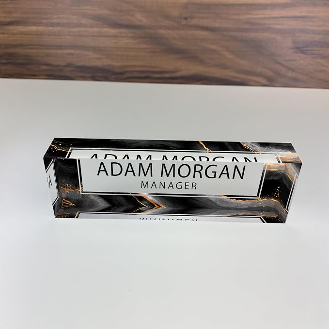 ARTBLOX | Custom Name Plates for Desk, Ideal Office Decoration for Men and Women - Image 3