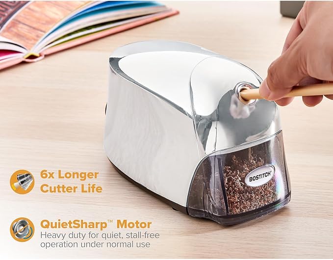 Bostitch Office QuietSharp Executive Heavy Duty Electric Pencil Sharpener - Image 3