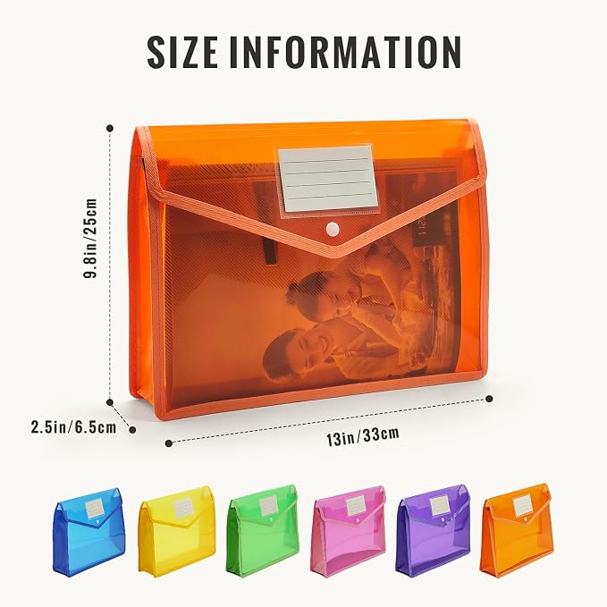Plastic Expanding File Folder, Envelope Folders - Image 2